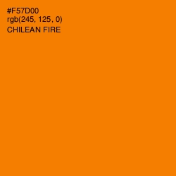 #F57D00 - Chilean Fire Color Image
